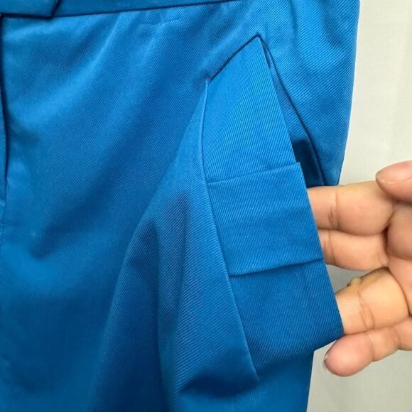 Club Monaco Pencil Mini Skirt Blue - Picture 4 of 7